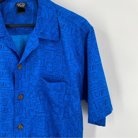 Blue Maui and Sons short sleeve Hawaiian shirt size XL - Picture 7 of 10